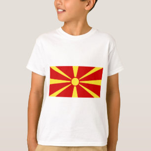 Vlag van Macedonië T-shirt