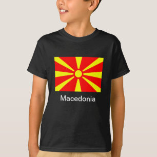 Vlag van Macedonië T-shirt