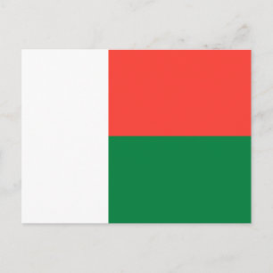 Vlag van Madagaskar Briefkaart