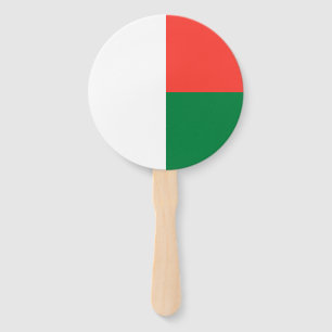 Vlag van Madagaskar Handwaaier