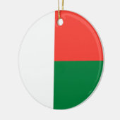 Vlag van Madagaskar Keramisch Ornament (Links)