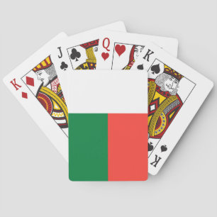 Vlag van Madagaskar Pokerkaarten