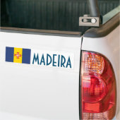 Vlag van Madeira, Portugal Bumpersticker (Op Truck)