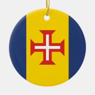 Vlag van Madeira, Portugal Keramisch Ornament