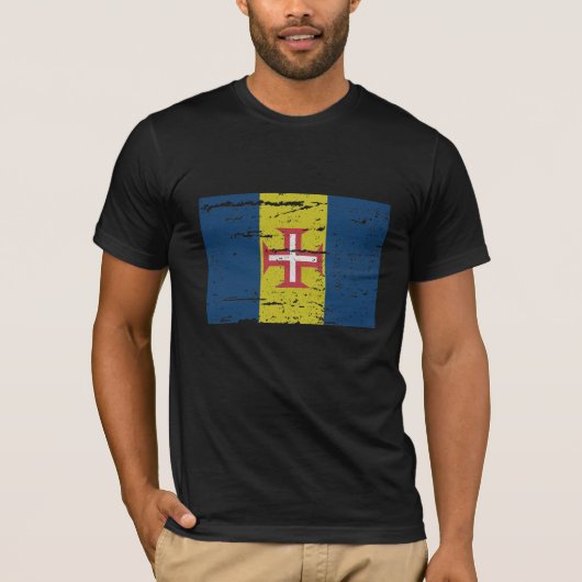 VLAG VAN MADEIRA T-SHIRT (Voorkant)