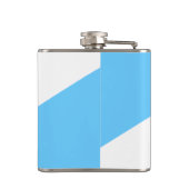 Vlag van Madison, Wisconsin Hip Flask Heupfles (Achterkant)
