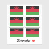 Vlag van Malawi - een Sticker van de collectie (Vel)