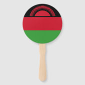 Vlag van Malawi Handwaaier (Achterkant)