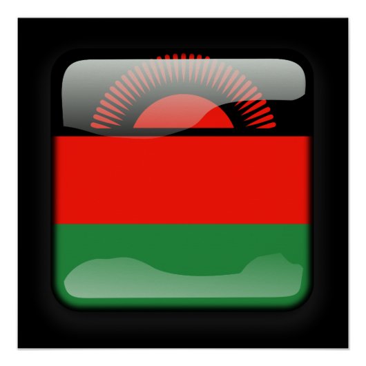 Vlag van Malawi Perfect Poster (Voorkant)