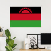 Vlag van Malawi Poster (Thuiskantoor)