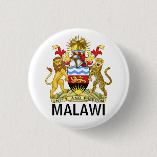 Vlag van Malawi Ronde Button 3,2 Cm