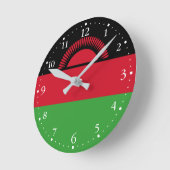 Vlag van Malawi Ronde Klok (Hoek)