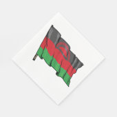 vlag van Malawi Servet (Hoek)