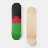 Vlag van Malawi Skateboard (Voorkant)