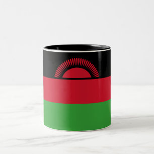 Vlag van Malawi Tweekleurige Koffiemok