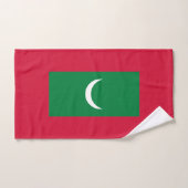 Vlag van Maldiven Bad Handdoek (Handdoek)