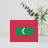 Vlag van Maldiven Briefkaart (Staand voorkant)