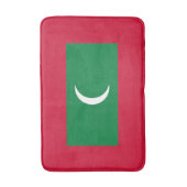 Vlag van Malediven Badmat (Voorkant Verticaal)