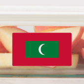 Vlag van Malediven Labels (Aangebracht)