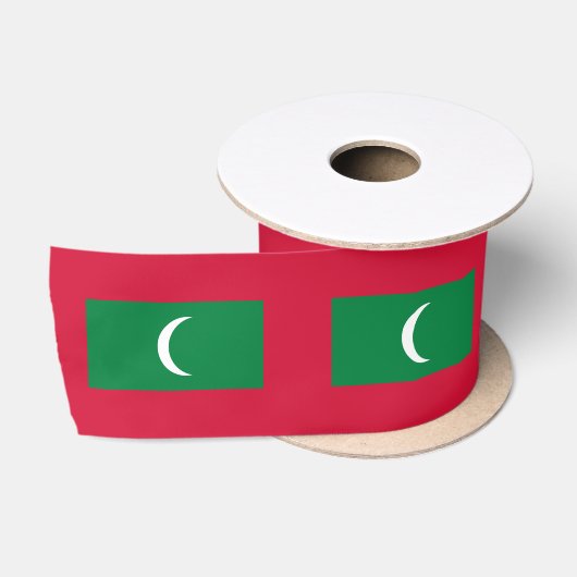 Vlag van Malediven Lint (Spoel)