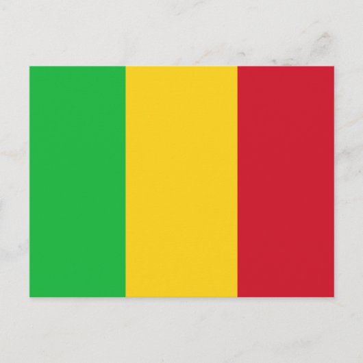 Vlag van Mali Briefkaart (Voorkant)
