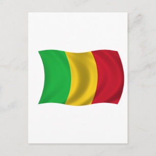 Vlag van Mali Briefkaart