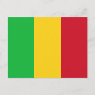 Vlag van Mali Briefkaart