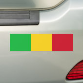Vlag van Mali Bumpersticker (Op auto)
