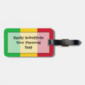 Vlag van Mali Easy ID Persoonlijk Bagagelabel (Achterkant horizontaal)