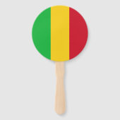 Vlag van Mali Handwaaier (Achterkant)