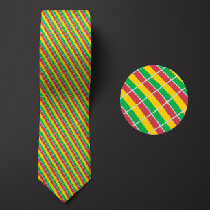 Vlag van Mali Patroon Stropdas