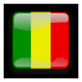 Vlag van Mali Perfect Poster (Voorkant)
