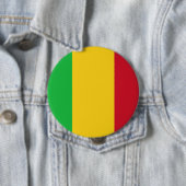 Vlag van Mali Ronde Button 4,0 Cm (In situ)