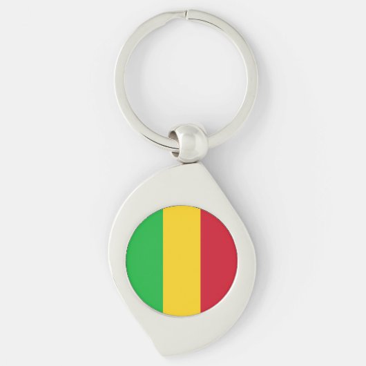 Vlag van Mali Sleutelhanger (Voorkant)