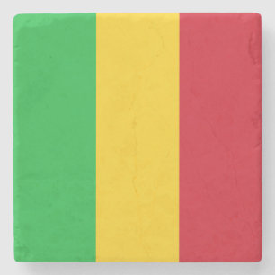 Vlag van Mali Stenen Onderzetter