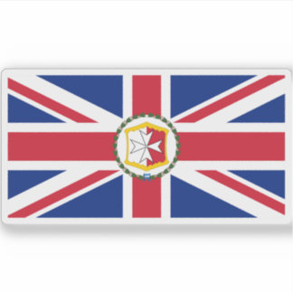 Vlag van Malta (1875-1898) Sticker