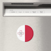 Vlag van Malta Magnet Magneet (Insitu (Vaatwasser))