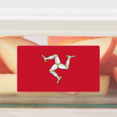 Vlag van Man Labels (Aangebracht)