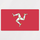 Vlag van Man Labels (Design 1)