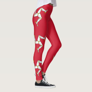 Vlag van Man Leggings
