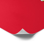 Vlag van Man Poster (Hoek)