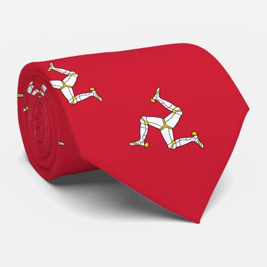 Vlag van Man Stropdas (Opgerold)