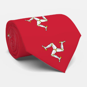 Vlag van Man Stropdas