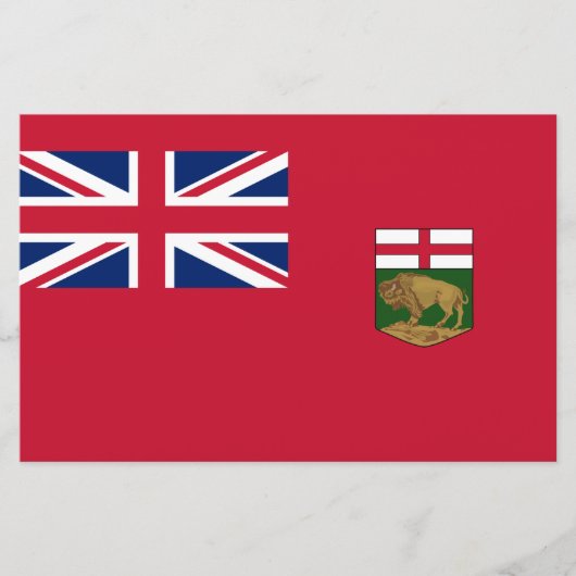 Vlag van Manitoba Briefpapier (Voorkant)