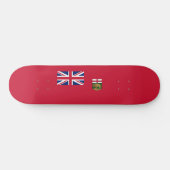 Vlag van Manitoba Skateboard (Horizontaal)