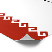 Vlag van Mari El Poster (Hoek)