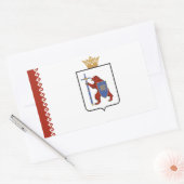 Vlag van Mari El Rechthoekige Sticker (Envelop)