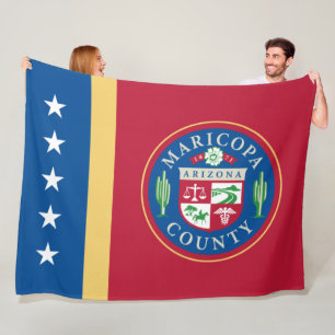 Vlag van Maricopa County (Arizona) Fleece Deken