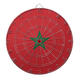 Vlag van Marokko Dartbord