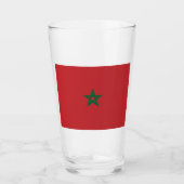 Vlag van Marokko Glas (Voorkant)